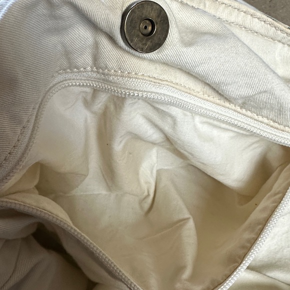 GAP Canvas Bag Flower Pattern With Lots of Pockets - Picture 9 of 13